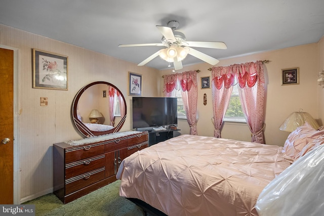 2603 Manall Ave, Pennsauken, NJ 08109 - carpeted bedroom with a ceiling fan