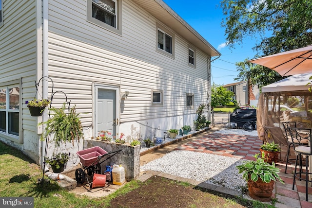2603 Manall Ave, Pennsauken, NJ 08109 - view of side of home featuring a gazebo and a patio