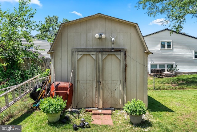 2603 Manall Ave, Pennsauken, NJ 08109 - view of shed featuring a fenced backyard