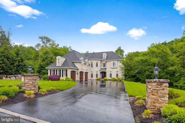 1780 Eliza Way, Mechanicsburg, PA 17050 - french country home featuring asphalt driveway and a front lawn
