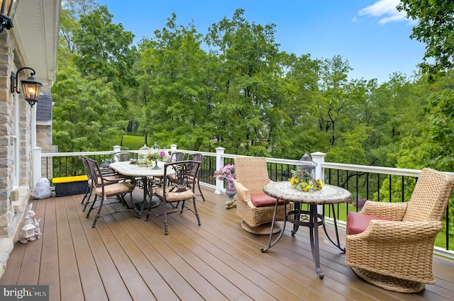 1780 Eliza Way, Mechanicsburg, PA 17050 - wooden terrace featuring outdoor dining area