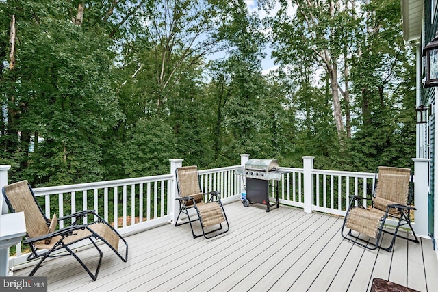 308 Walnut Dr, Fredericksburg, VA 22405 - wooden terrace with a grill