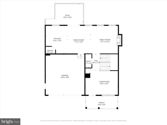 308 Walnut Dr, Fredericksburg, VA 22405 - property floor plan