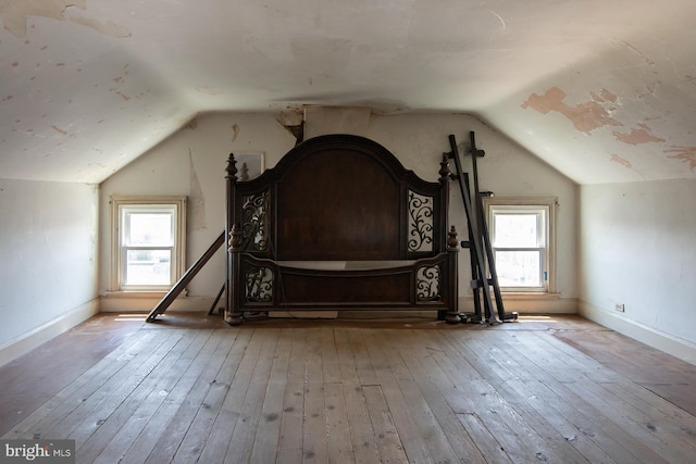 21 E 3rd St, Boyertown, PA 19512 - bonus room featuring light wood finished floors, vaulted ceiling, plenty of natural light, and baseboards