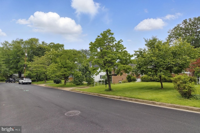 6178 Hardy Dr, Mclean, VA 22101 - view of asphalt road with street lights and curbs