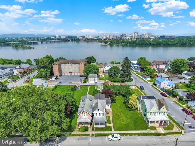 9 N 2nd St, Wormleysburg, PA 17043 - aerial view of a nearby body of water and a notable bridge