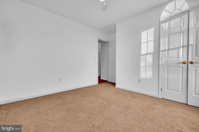 15 Ridgeway Dr, Ridgely, MD 21660 - unfurnished bedroom featuring carpet flooring and a ceiling fan