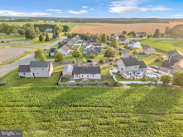 15 Ridgeway Dr, Ridgely, MD 21660 - aerial view of sparsely populated area with abundant farmland and nearby suburban area
