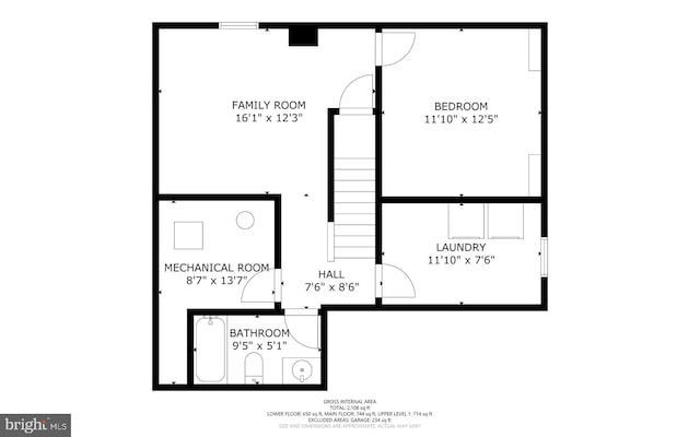 9109 Knox Ct, Laurel, MD 20723 - property floor plan