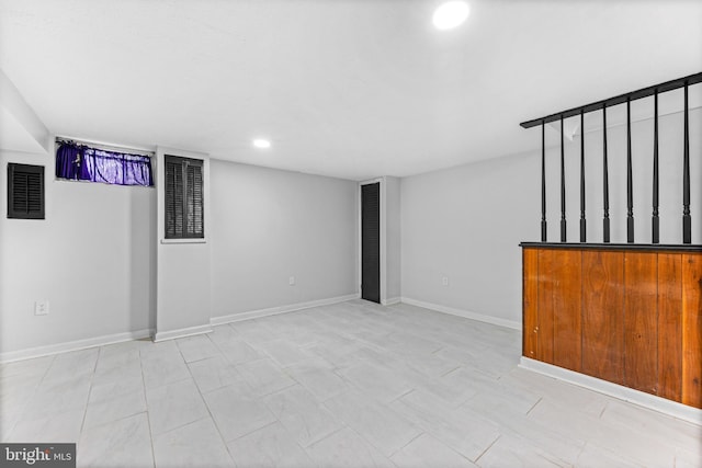 2134 Firethorn Rd, Middle River, MD 21220 - finished below grade area with recessed lighting and baseboards