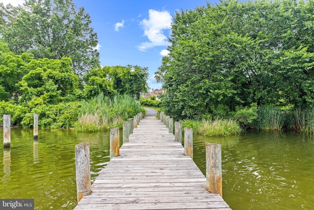 2134 Firethorn Rd, Middle River, MD 21220 - dock with a water view