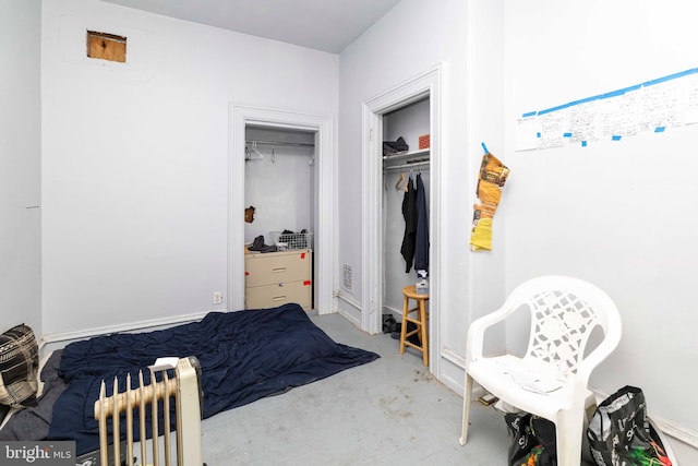 2308 N Park Ave, Philadelphia, PA 19132 - bedroom featuring concrete flooring