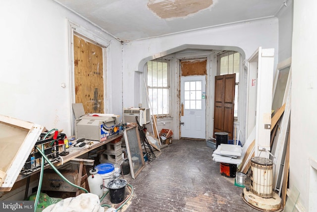 2308 N Park Ave, Philadelphia, PA 19132 - misc room with arched walkways