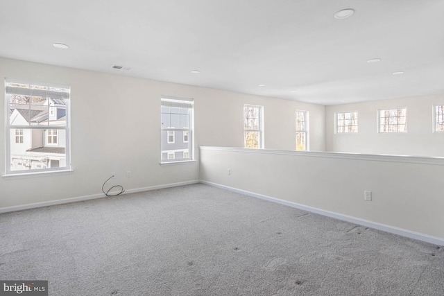 35031 Dundee St Unit 6, Frankford, DE 19945 - carpeted spare room with baseboards and recessed lighting