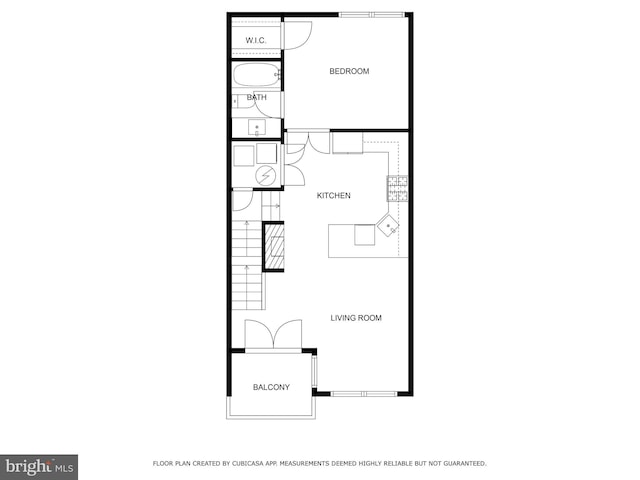 1406 Corcoran St NW Unit D, Washington, DC 20009 - view of home floor plan