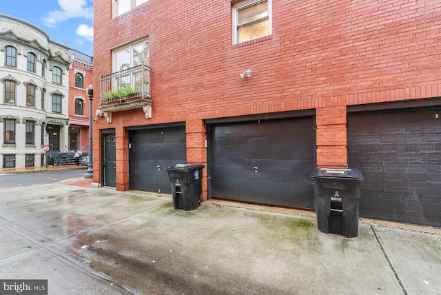 1406 Corcoran St NW Unit D, Washington, DC 20009 - view of garage