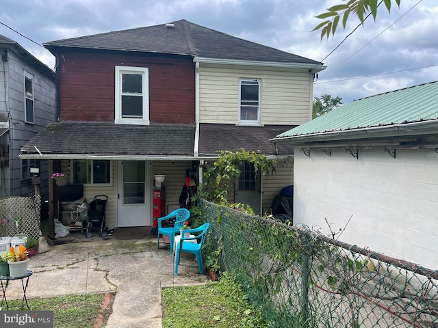 619-621 Riverside Dr, Lewistown, PA 17044 - back of house with a shingled roof