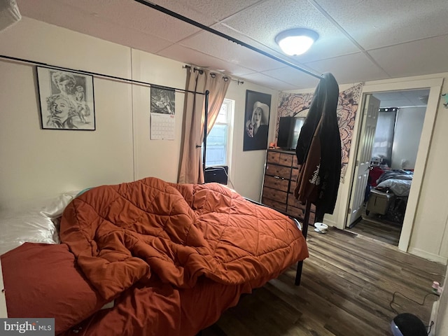 619-621 Riverside Dr, Lewistown, PA 17044 - bedroom with wood finished floors and a paneled ceiling