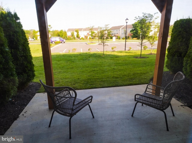 159 Nathan Dr, Cinnaminson, NJ 08077 - view of patio featuring a residential view