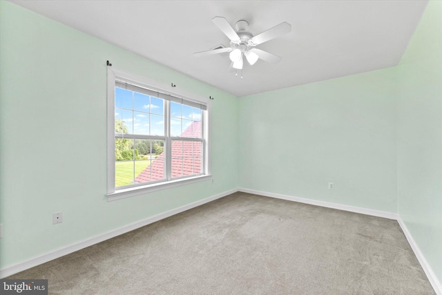 17760 Julie Ann Ct, Hamilton, VA 20158 - unfurnished room with carpet floors, baseboards, and ceiling fan