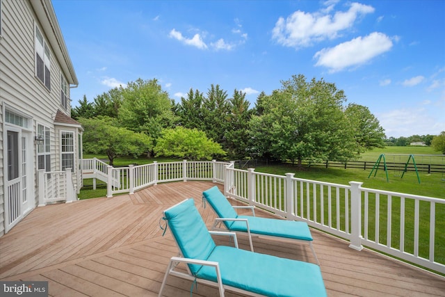 17760 Julie Ann Ct, Hamilton, VA 20158 - view of deck