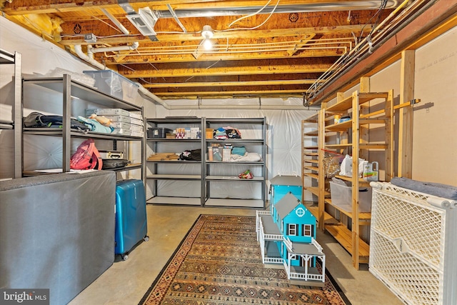 17760 Julie Ann Ct, Hamilton, VA 20158 - view of unfinished basement