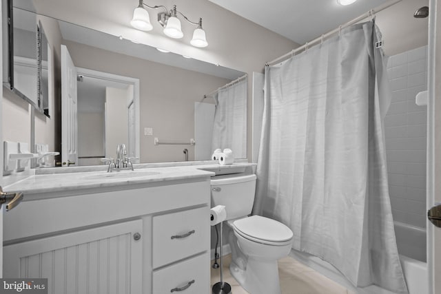 13 Honey Locust Ln, Newtown, PA 18940 - full bathroom featuring toilet, vanity, and shower / bath combo with shower curtain