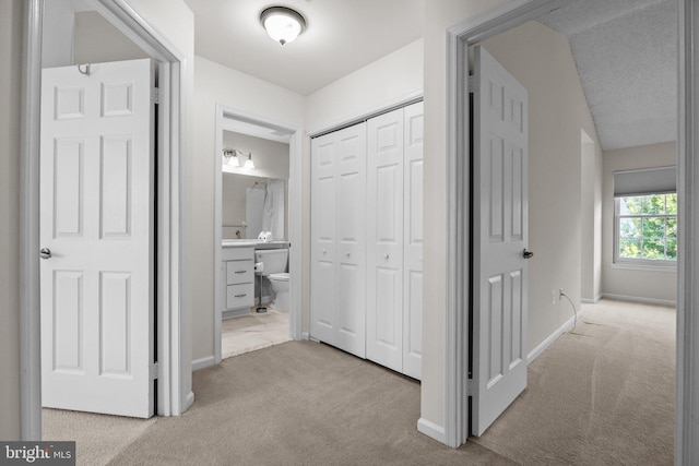 13 Honey Locust Ln, Newtown, PA 18940 - hallway featuring carpet floors and baseboards