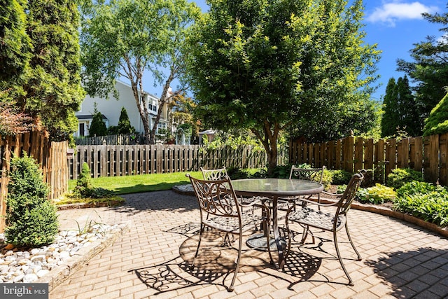 13 Honey Locust Ln, Newtown, PA 18940 - view of patio featuring outdoor dining space