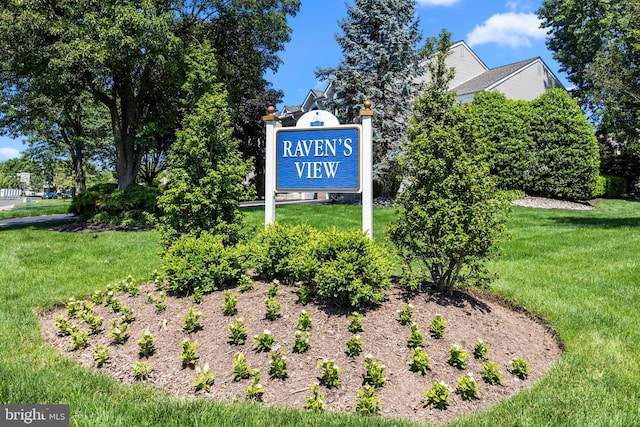 13 Honey Locust Ln, Newtown, PA 18940 - community sign with a lawn