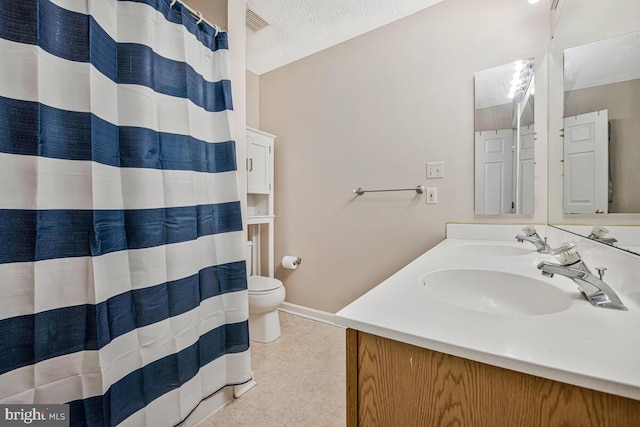 3218 Water Lily Ct, Laurel, MD 20724 - full bath featuring double vanity, toilet, and baseboards