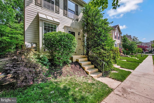 3218 Water Lily Ct, Laurel, MD 20724 - property entrance featuring a residential view