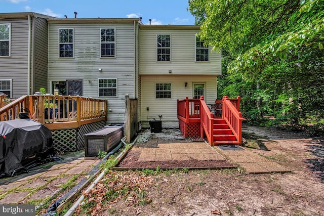 3218 Water Lily Ct, Laurel, MD 20724 - rear view of property featuring a deck