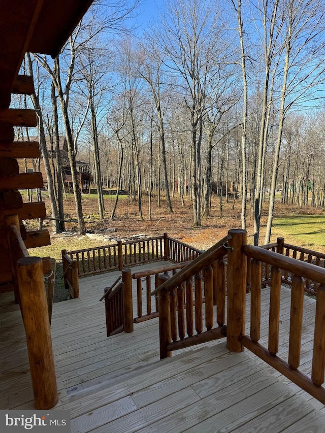 68 Taylor Ln, Mc Henry, MD 21541 - view of wooden deck