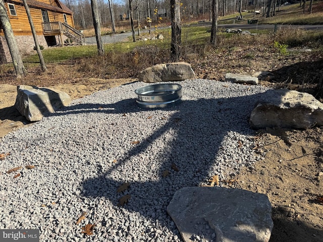 68 Taylor Ln, Mc Henry, MD 21541 - view of yard featuring stairs