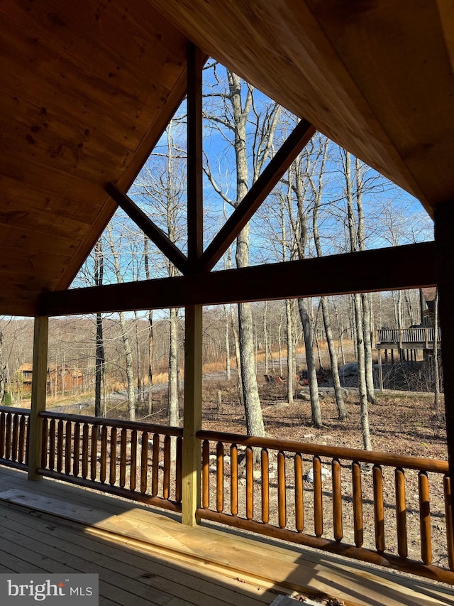 68 Taylor Ln, Mc Henry, MD 21541 - view of deck