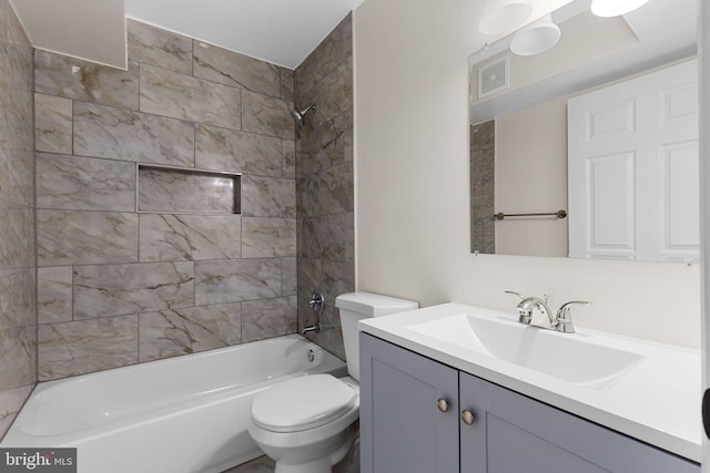 5948 Founders Hill Dr Unit 301, Alexandria, VA 22310 - full bath with vanity, toilet, and shower / tub combination