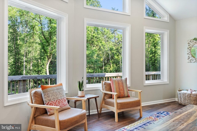 1820 Gooney Manor Loop, Bentonville, VA 22610 - sunroom with lofted ceiling