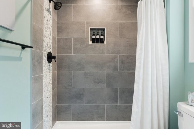 1820 Gooney Manor Loop, Bentonville, VA 22610 - full bathroom featuring a tile shower and toilet