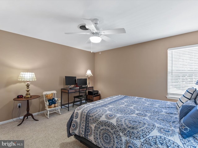 132 Seabright Way Unit D5, Rehoboth Beach, DE 19971 - bedroom featuring carpet floors, baseboards, and ceiling fan