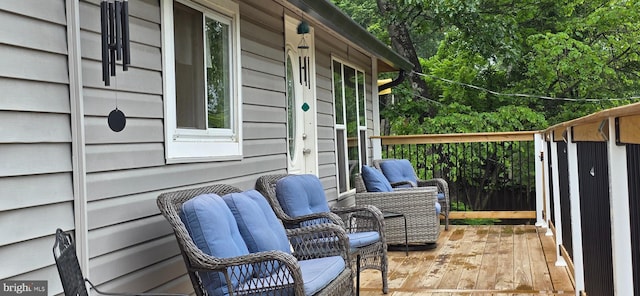 453 Mountain Heights Rd, Front Royal, VA 22630 - view of wooden terrace