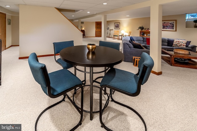 27 Arnold Dr, Princeton Junction, NJ 08550 - dining space featuring carpet and recessed lighting