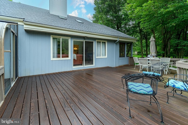 27 Arnold Dr, Princeton Junction, NJ 08550 - deck with outdoor dining area
