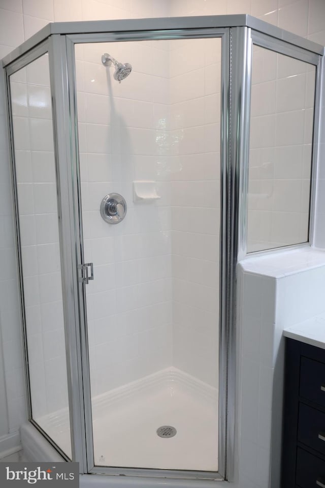 12340 Rosslare Ridge Rd Unit 204, Lutherville Timonium, MD 21093 - full bath featuring a stall shower and vanity
