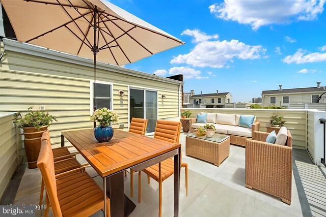 1501 Stack St, Baltimore, MD 21230 - view of patio / terrace featuring outdoor lounge area