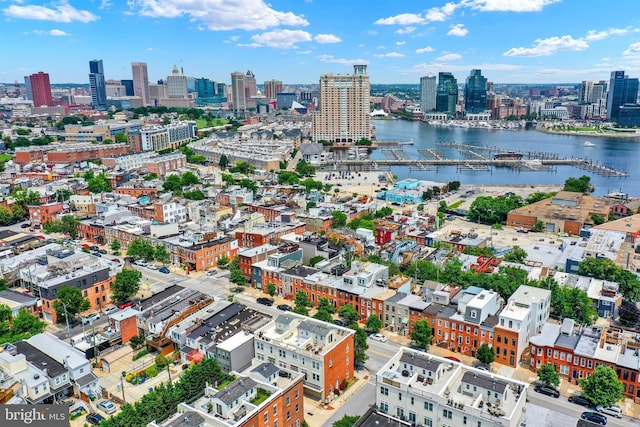 1501 Stack St, Baltimore, MD 21230 - bird's eye view of city skyline and a nearby body of water