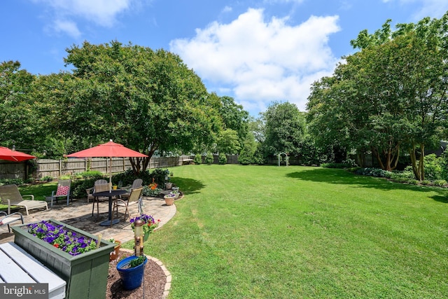 12 Hatsawap Rd, Cambridge, MD 21613 - view of yard with a patio and view of wooded area