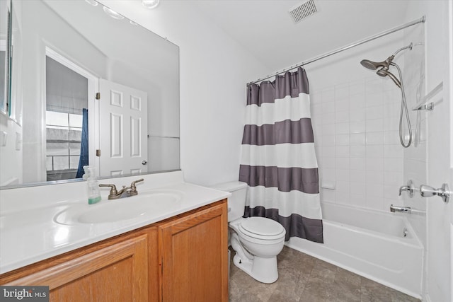 605 Red Timber Ln, Smyrna, DE 19977 - full bath featuring vanity, shower / tub combo, and tile patterned flooring