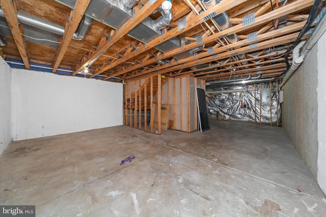 605 Red Timber Ln, Smyrna, DE 19977 - below grade area with electric panel