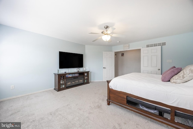 2200 Summerdale Ln, Linfield, PA 19468 - bedroom featuring carpet, baseboards, and ceiling fan